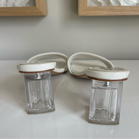 Billini White Mini Heels - Picture 7 of 8